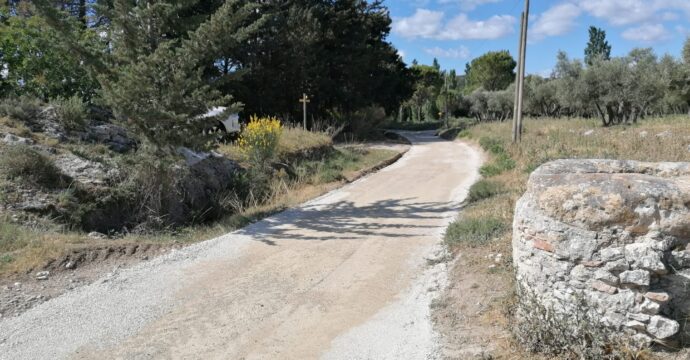 photo de réfection de chemin rural