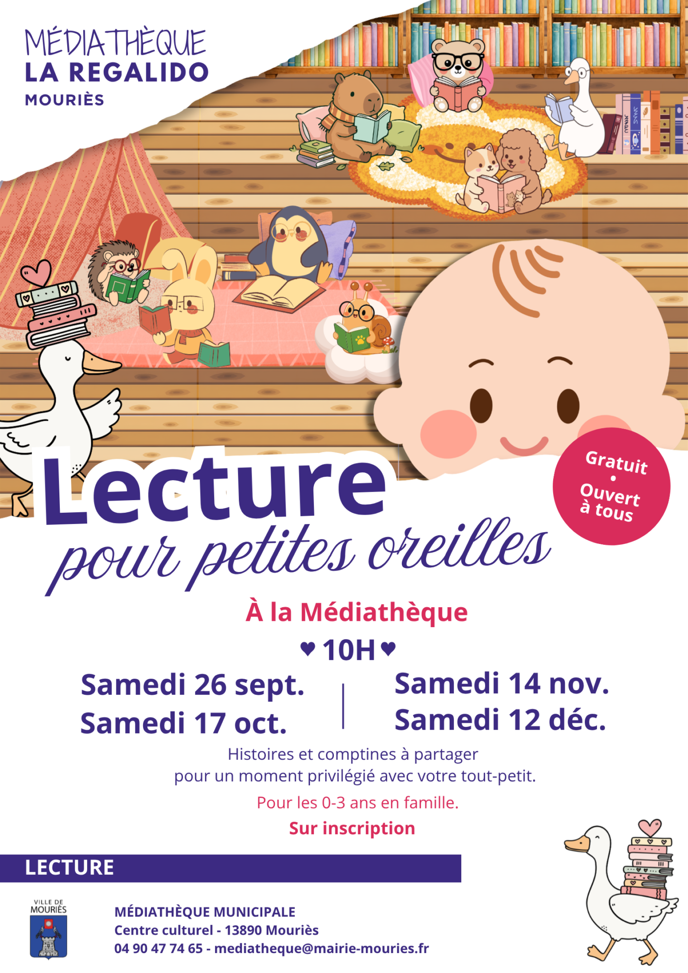 26_Lecture pour petites oreilles_affiche 4eme trimestre